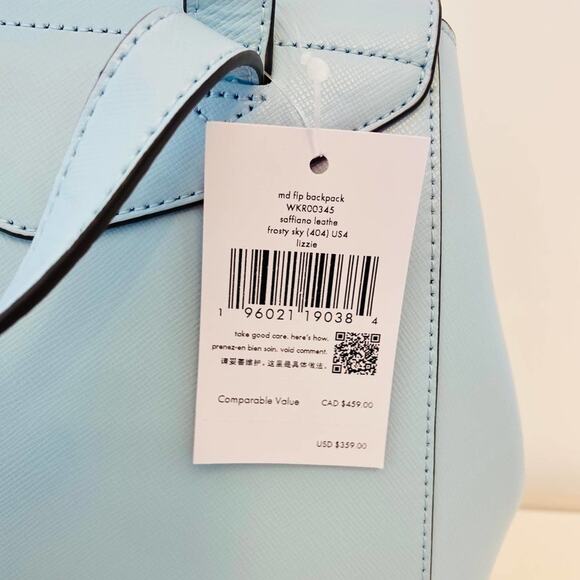 Kate spade Lizzie Medium Flap Backpack frosty sky - Picture 5 of 11